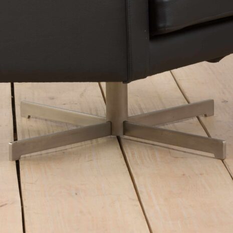 22342 zestaw 4 obrotowych foteli skórzanych-16 Zestaw obrotowych skórzanych foteli rozkładanych