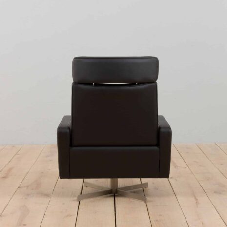 22342 zestaw 4 obrotowych foteli skórzanych recliner-7 Zestaw obrotowych skórzanych foteli rozkładanych