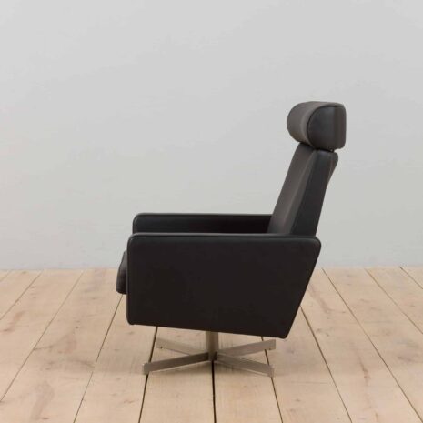 22342 zestaw 4 obrotowych foteli skórzanych recliner-9 Zestaw obrotowych skórzanych foteli rozkładanych