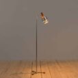 floor lamp with teak elements