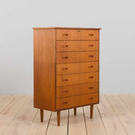 teak dresser with  drawers