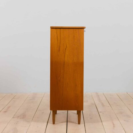 22344 teak dresser with 7 drawers-5 teak dresser with drawers