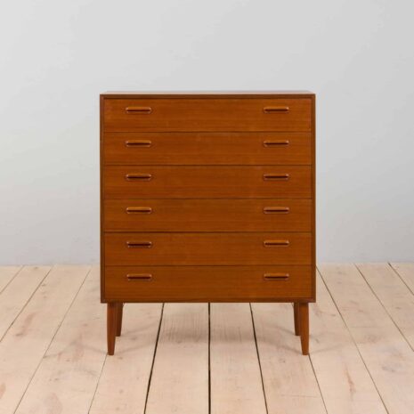 22346 teak dresser with drawers-3 teak dresser with drawers