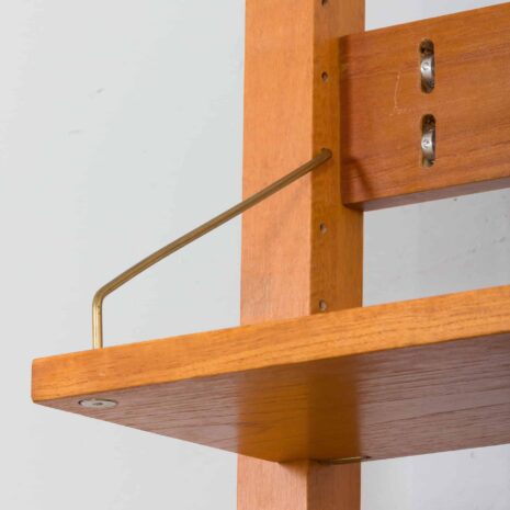 21431.1 Scandinavian freestanding 1 bay teak wall unit-16 RivalteakWallUnitwithbarcabinetbyBrodreneJatogsNorway,KjellRiise,s