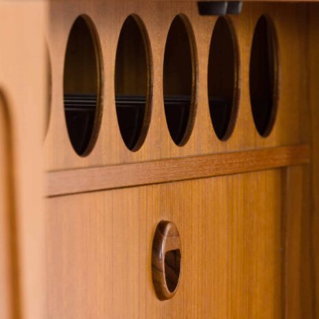 21431.1 Scandinavian freestanding 1 bay teak wall unit-21 RivalteakWallUnitwithbarcabinetbyBrodreneJatogsNorway,KjellRiise,s