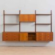 threebay wallunit Scandinavian teak
