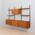 threebay wallunit Scandinavian teak