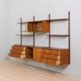 threebay wallunit Scandinavian teak