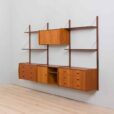 threebay wallunit Scandinavian teak