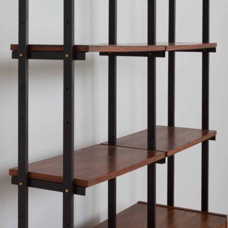 22277 two bay free standing rosewood wall unit -10 two bay free standing rosewood wall unit