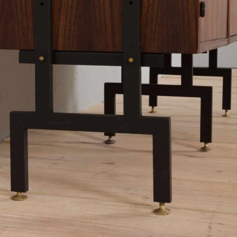 22277 two bay free standing rosewood wall unit -11 two bay free standing rosewood wall unit