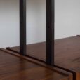 two bay free standing rosewood wall unit