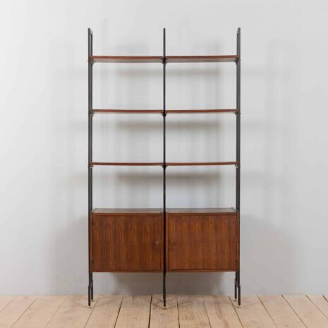 22277 two bay free standing rosewood wall unit -4 two bay free standing rosewood wall unit