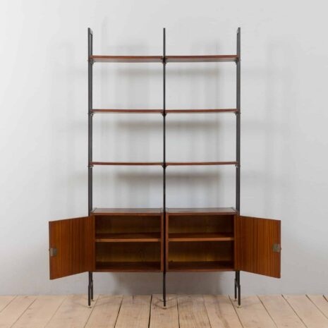 22277 two bay free standing rosewood wall unit -5 two bay free standing rosewood wall unit
