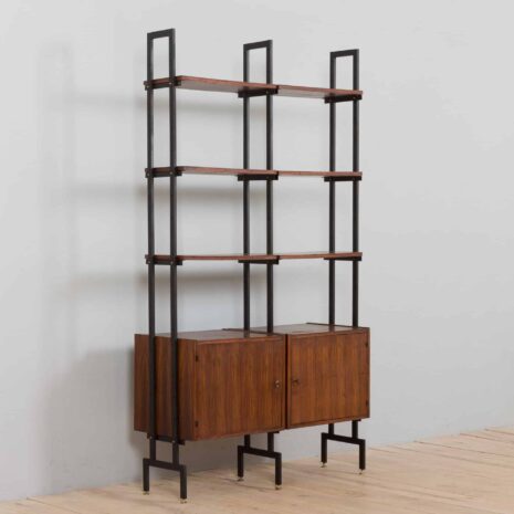 22277 two bay free standing rosewood wall unit -8 two bay free standing rosewood wall unit