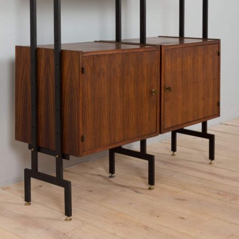 22277 two bay free standing rosewood wall unit -9 two bay free standing rosewood wall unit