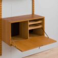 Poul Cadovious one bay oak wall unit with secretarie