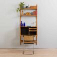 Poul Cadovious one bay oak wall unit with secretarie
