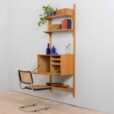Poul Cadovious one bay oak wall unit with secretarie