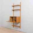Poul Cadovious one bay oak wall unit with secretarie