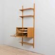 Poul Cadovious one bay oak wall unit with secretarie