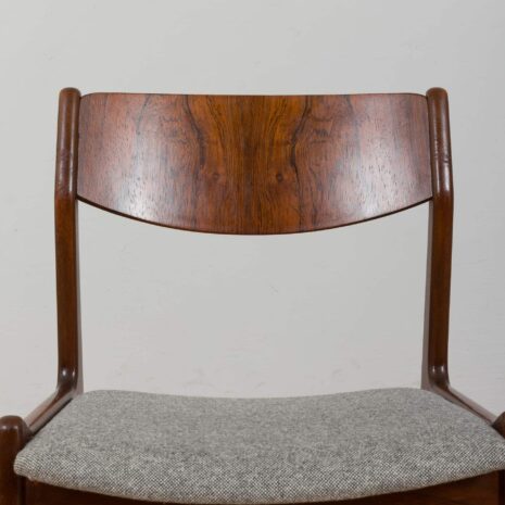 22298 set of four rosewood chairs by Vilhelm Jangesen-13 ensemble de quatre chaises en bois de rose de Vilhelm Jangesen