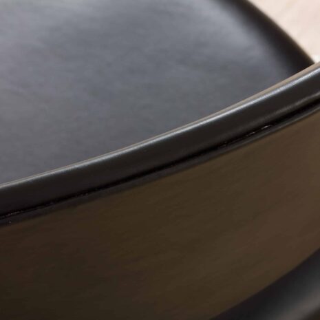 22305 rosewood chair by Kai Kristiansen - w czarną skórę-11 rosewood chair by Kai Kristiansen w czarna skore