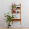 Modular Danish teak shelving system wall unit in Cadovius Sorensen style s