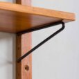 Modular Danish teak shelving system wall unit in Cadovius Sorensen style s