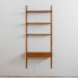 Modular Danish teak shelving system wall unit in Cadovius Sorensen style s