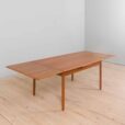 large extension teak dining table