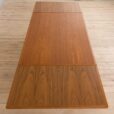 large extension teak dining table
