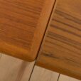 large extension teak dining table