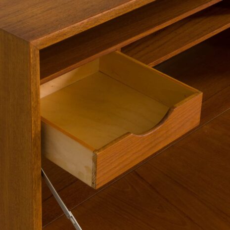 22354 Danish teak modular shelving system w secretary desk in Cadovius Kristiansen style, 1960s-10 Danish teak modular shelving system w secretary desk in Cadovius Kristiansen style s