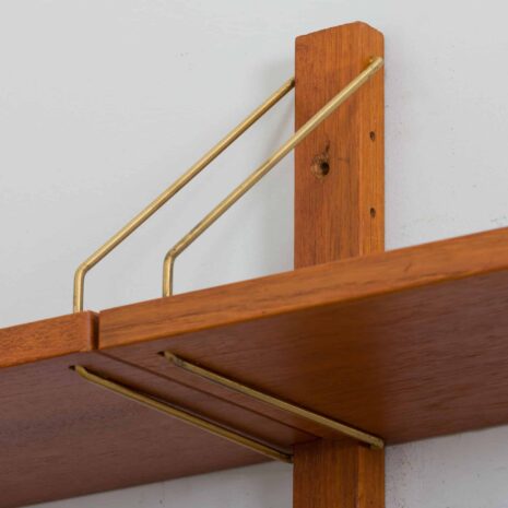 22354 Danish teak modular shelving system w secretary desk in Cadovius Kristiansen style, 1960s-13 Danish teak modular shelving system w secretary desk in Cadovius Kristiansen style s