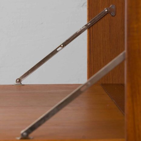 22354 Danish teak modular shelving system w secretary desk in Cadovius Kristiansen style, 1960s-14 Danish teak modular shelving system w secretary desk in Cadovius Kristiansen style s