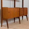 Scandinavian bay Ergo teak wall unit w