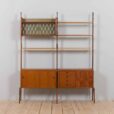 Scandinavian bay Ergo teak wall unit w