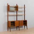 Scandinavian bay Ergo teak wall unit w