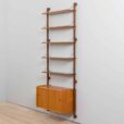Scandinavian Ergo teak wall unit w