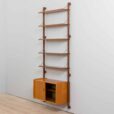 Scandinavian Ergo teak wall unit w