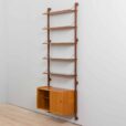 Scandinavian Ergo teak wall unit w