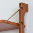 Scandinavian Ergo teak wall unit w