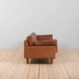 Vintage Danish Leather  seater cognac leather sofa s