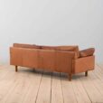 Vintage Danish Leather  seater cognac leather sofa s