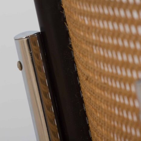 22371 Set of 3 black Cesca chairs by Marcel Breuer, Italy 1970s-16 Set of black Cesca chairs by Marcel Breuer Italy s