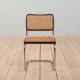 Set of black Cesca chairs by Marcel Breuer Italy s