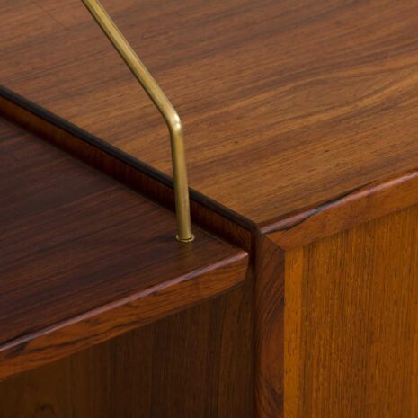 22372 Hansen_Guldborg meuble mural à trois baies en palissandre avec bureau-15 Hansen Guldborg three bay rosewood wall unit with desk