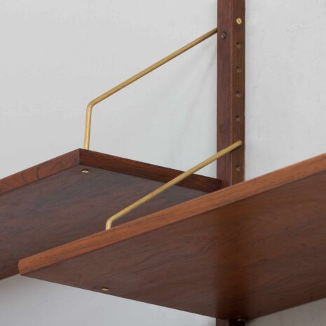 22372 Hansen_Guldborg meuble mural à trois travées en palissandre avec bureau-17 Hansen Guldborg three bay rosewood wall unit with desk