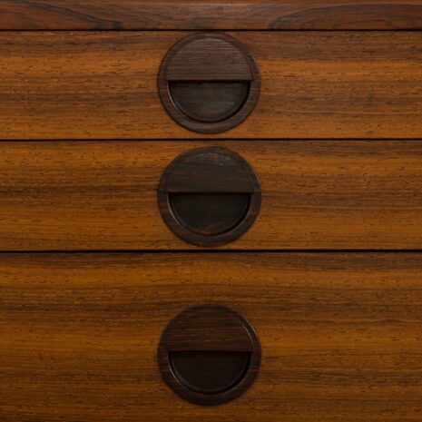 22372 Hansen_Guldborg meuble mural à trois travées en palissandre avec bureau-22 Hansen Guldborg three bay rosewood wall unit with desk